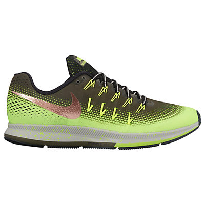 Nike Air Zoom Pegasus 33 Shield Men's Running Shoes, Cargo Khaki/Metallic Red Bronze Nike Air Zoom Pegasus 33 Shield Men's Running Shoes, Cargo Khaki/Metallic Red Bronze